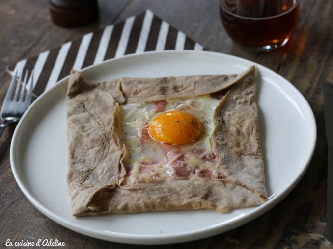 Galette Bretonne Compl Te Jambon Uf Fromage La Cuisine D Adeline