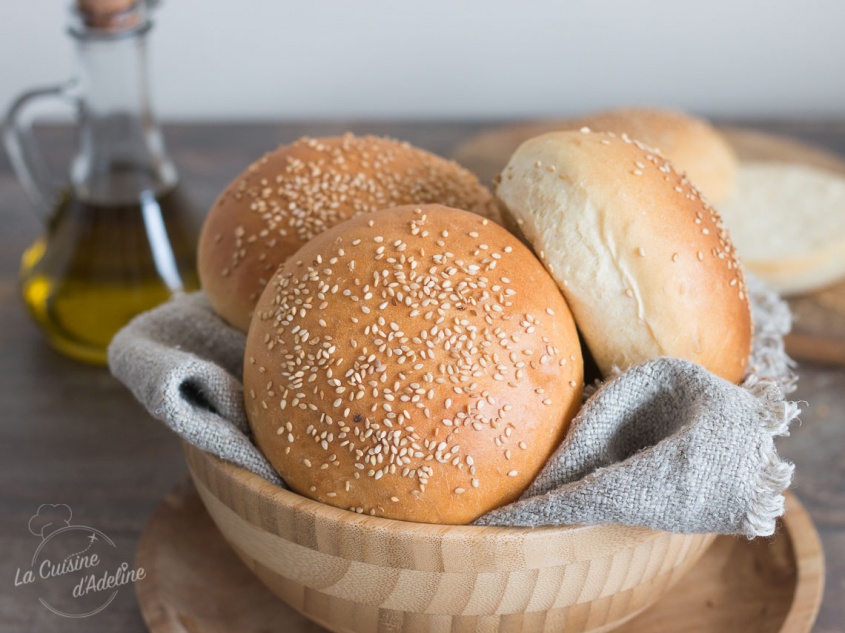 Pains burger maison buns américains La Cuisine d Adeline