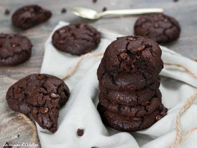 Cookies Tout Chocolat Recette Facile La Cuisine D Adeline