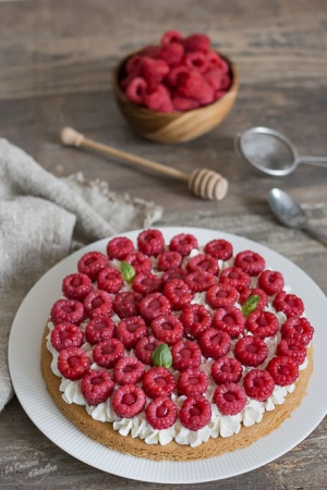 Tarte Aux Framboises Cr Me Vanill E Et Sabl Breton La Cuisine D Adeline