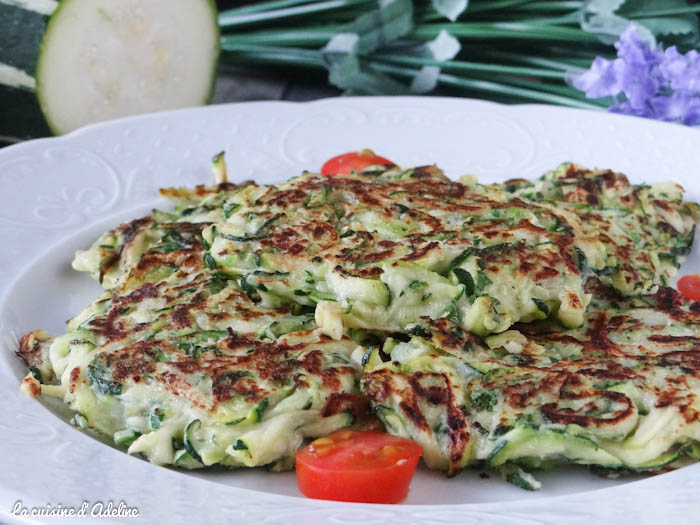 Galettes De Courgettes | La Cuisine D'Adeline