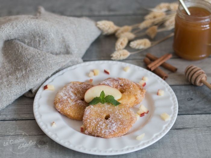 Beignets aux pommes Ww - Rachel et sa cuisine légère et gourmande