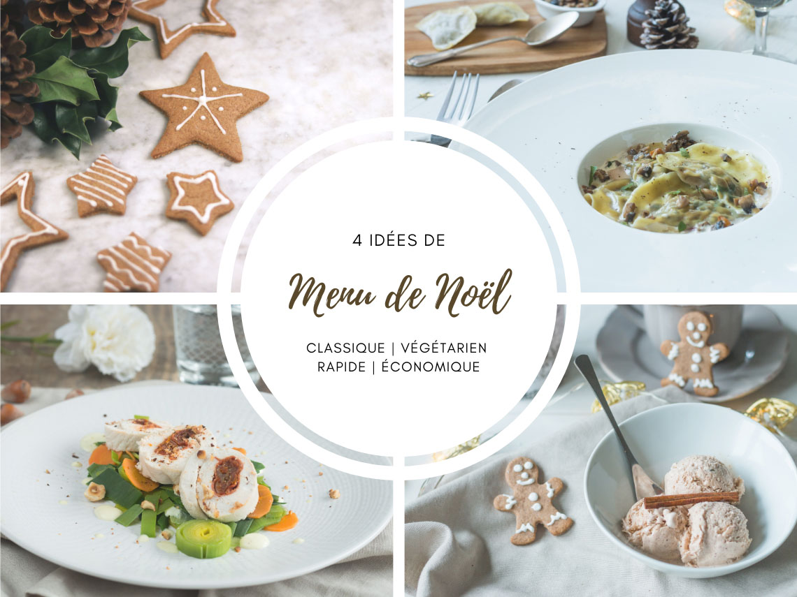 Repas de Noël 2023 : menu de Noël, recettes traditionnelles & originales