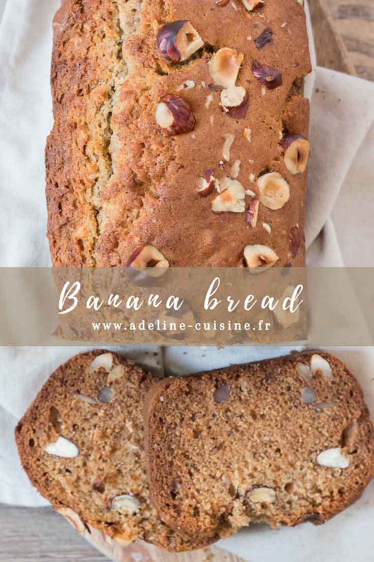 Banana Bread (cake à La Banane) Moelleux Et Gourmand - La Cuisine D'Adeline