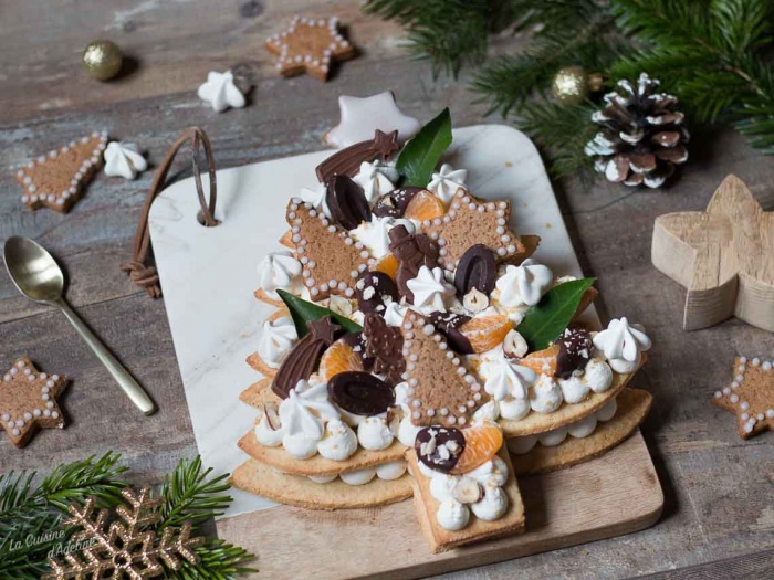 Number cake sapin de Noël - Marron myrtille : Il était une fois la  pâtisserie