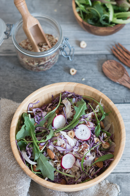 Salade de riz noir, lentilles et tomates - Recette vegan healthy - Un  déjeuner de soleil