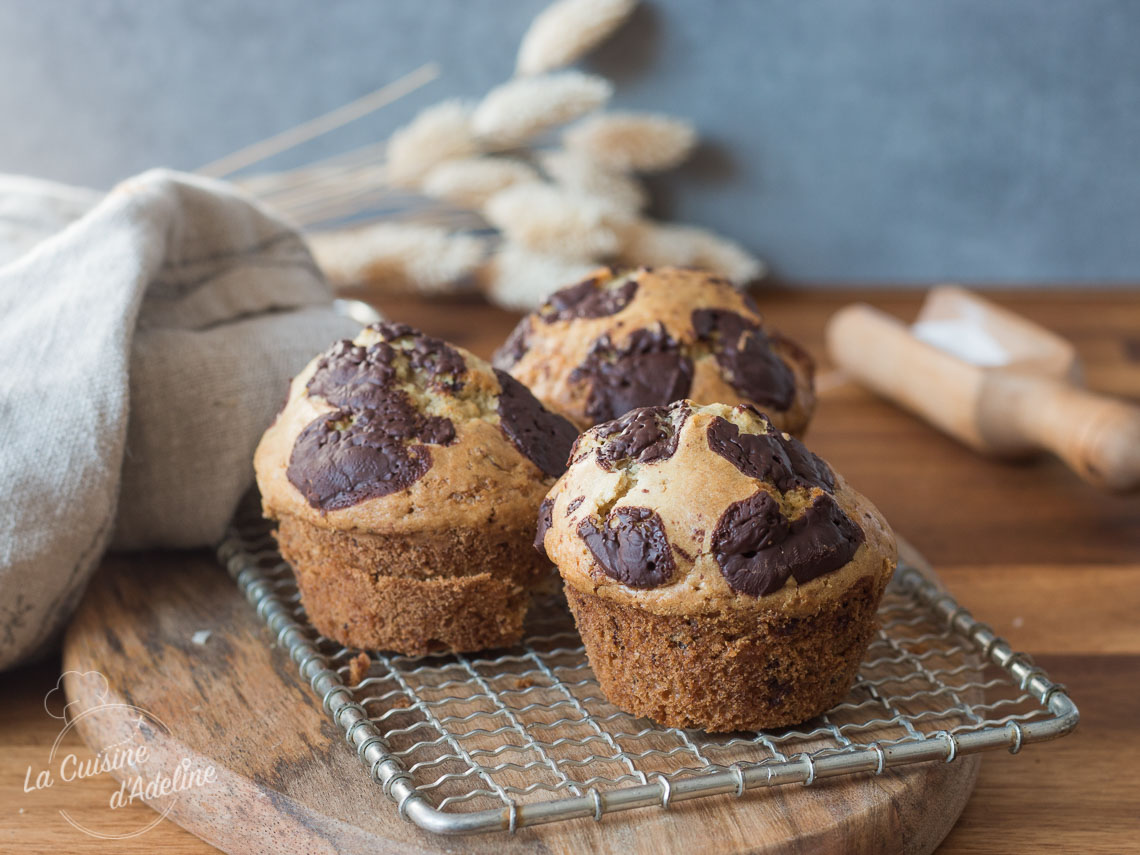 Muffins à la Farine de Coco (et Pépites de Chocolat) - Sain